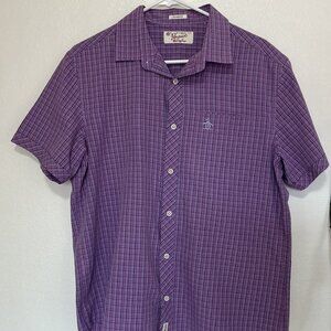 MEN'S CLASSICFIT ORIGINAL PENGUIN POLO SHIRT By Munsingwear/LARGE/Preowned